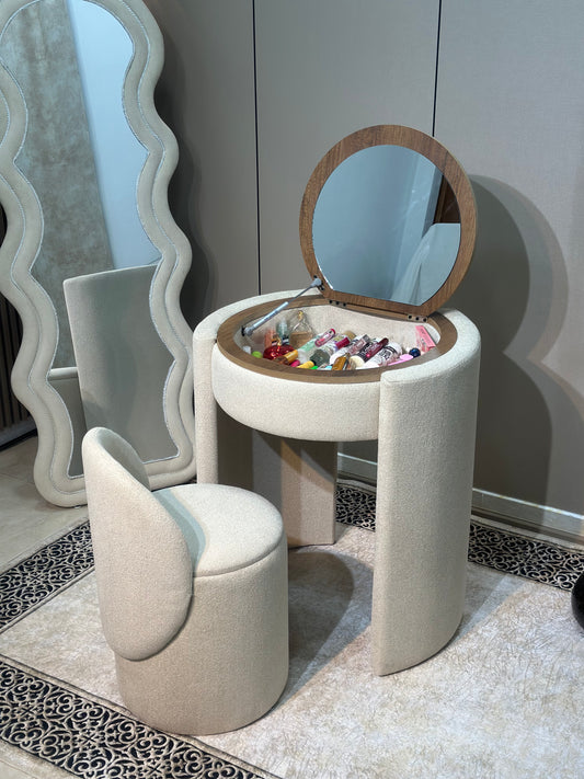 Coiffeuse magique avec Pouf