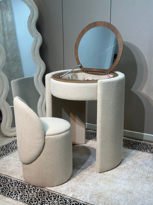 Coiffeuse magique avec Pouf